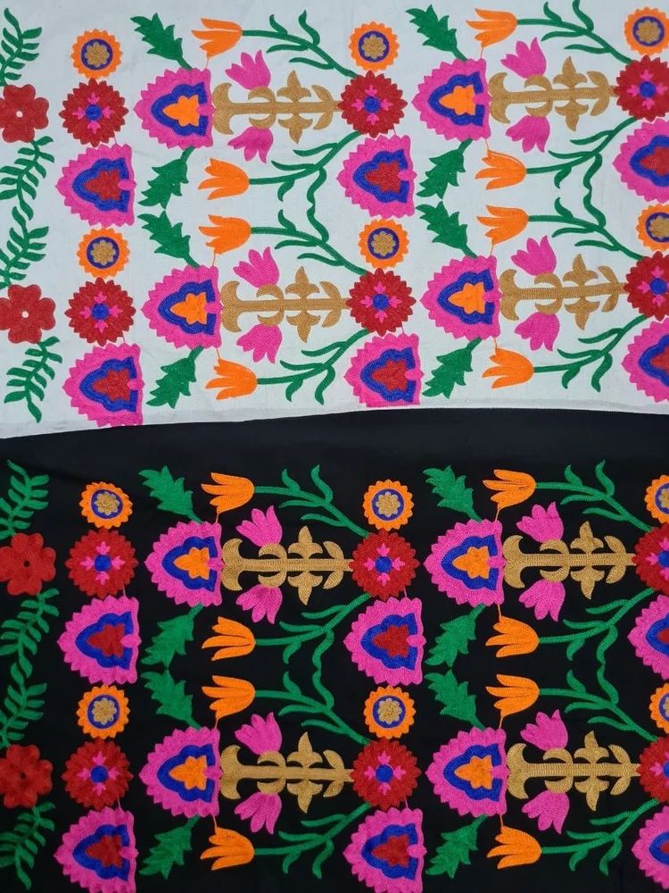 Suzani Embroidered Fabric