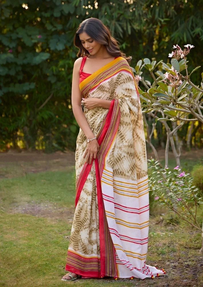 Soft Chiffon Floral Saree