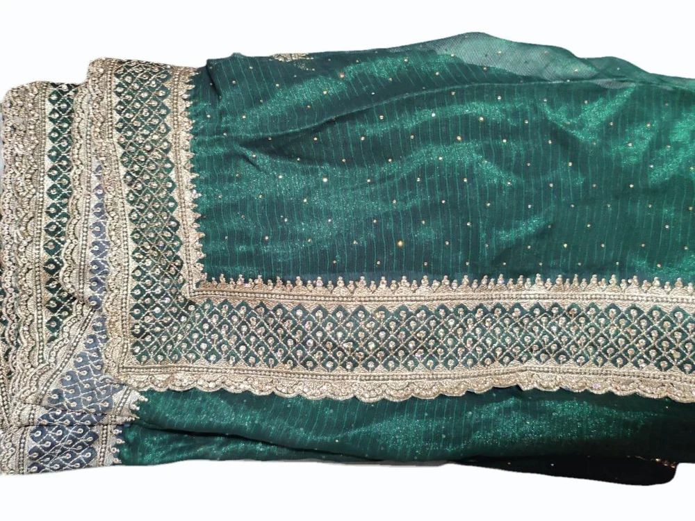 Embroidered Sarees Job Work