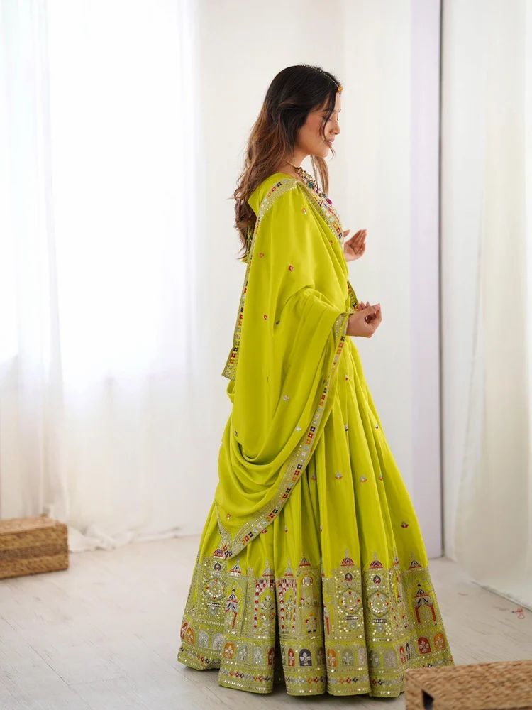 Authentic Sequins Embroidery Lehenga Choli