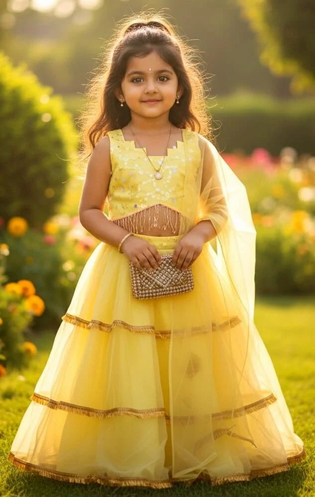 Kids Designer Lehenga Choli