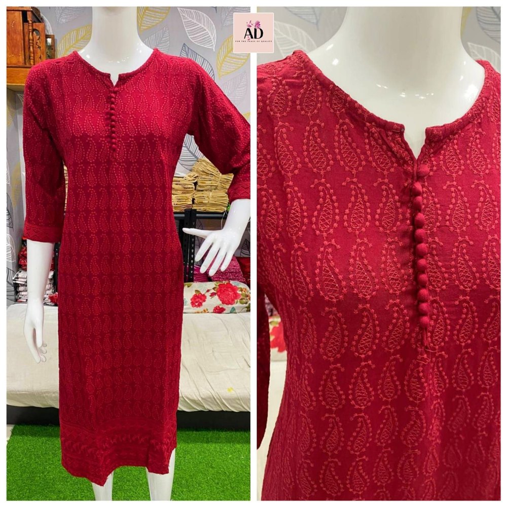 Ladies Fancy Chikankari Kurti