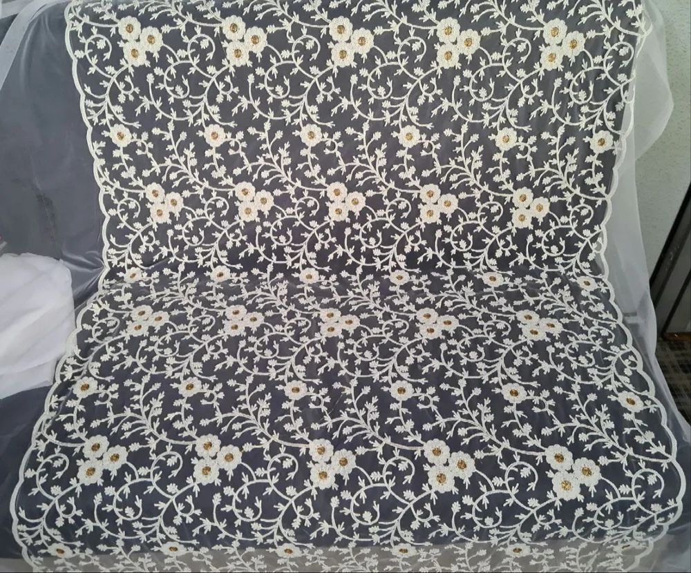 Net Embroidery Dupatta
