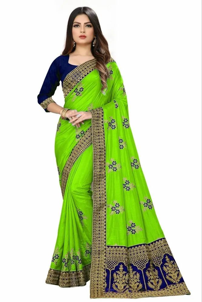 Sarees Embroidery Fabrics supplier