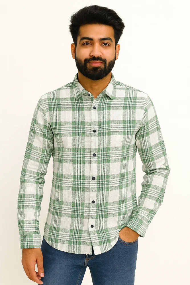 Mens Casual Checks Shirt