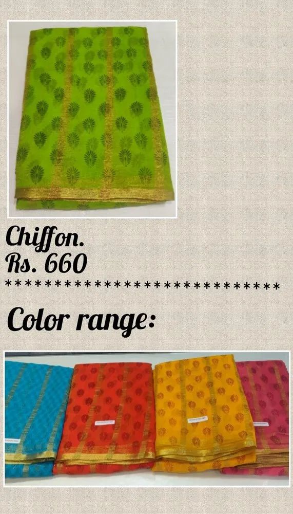 Designer Chiffon Saree