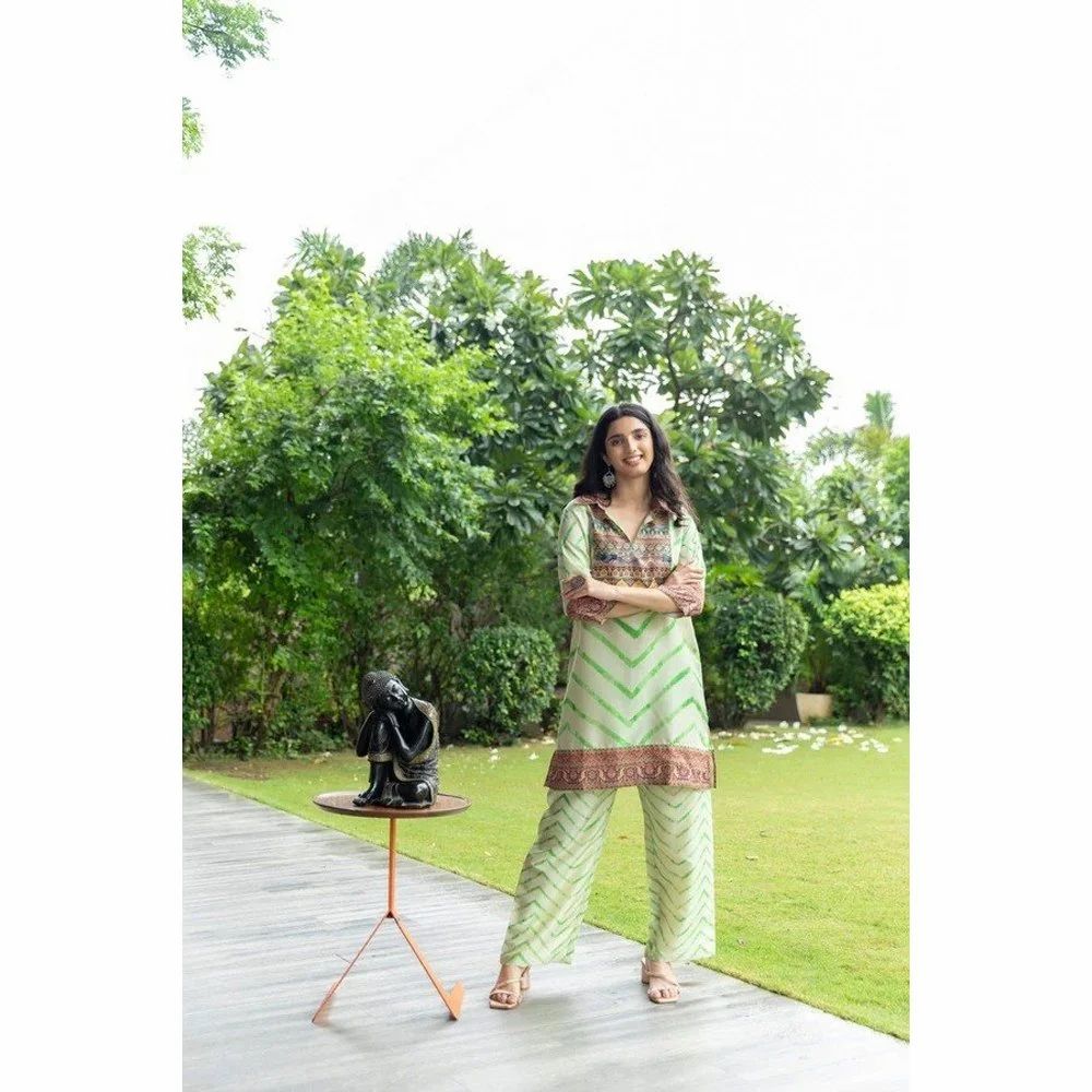 Green Waves Co Ord Set