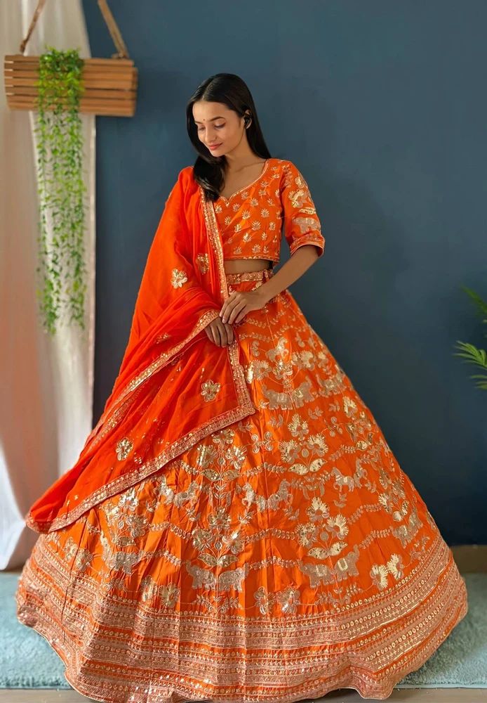 Embroidered Fancy Heavy Work Lehenga Choli for Ladies