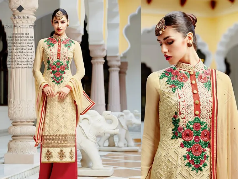 Banarasi Silk Suits D No 1207