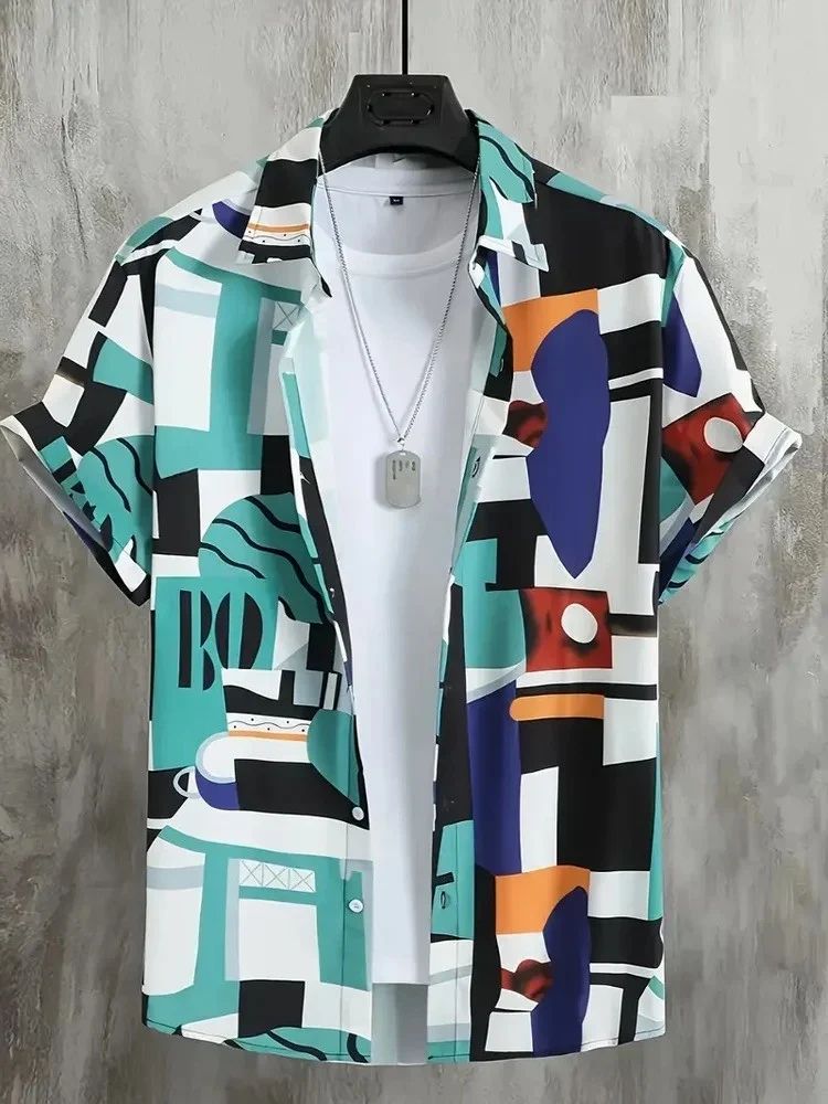 Polyester Mens Printed Shirt