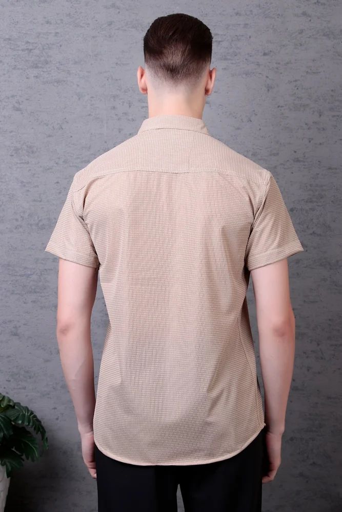 Mens Textured Formal Shirt