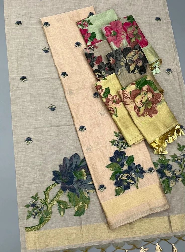 MUGA COTTON DRESS MATERIAL