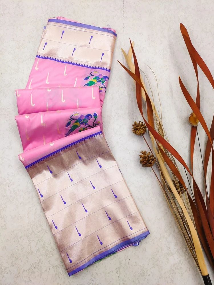 Ladies Soft Silk Paithani Saree