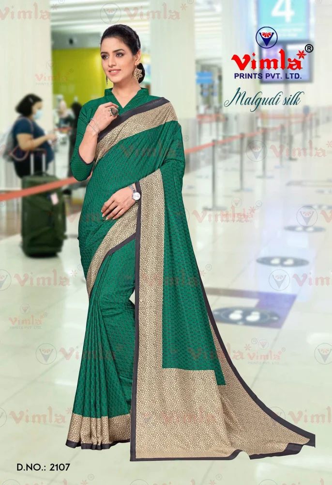 Vimla Prints Uniform Saree - (2107-2112_C)