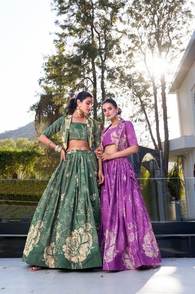 WMN New Heavy Tussar Silk Lehenga Choli Collection Below 1500