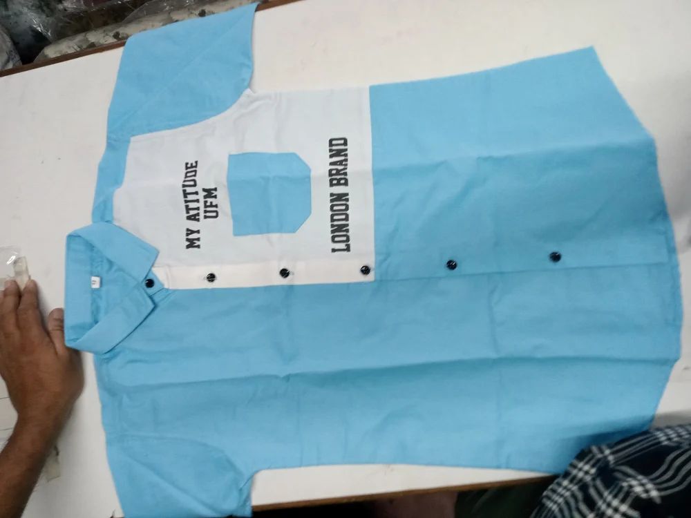 White Sky Colour Casual Shirt