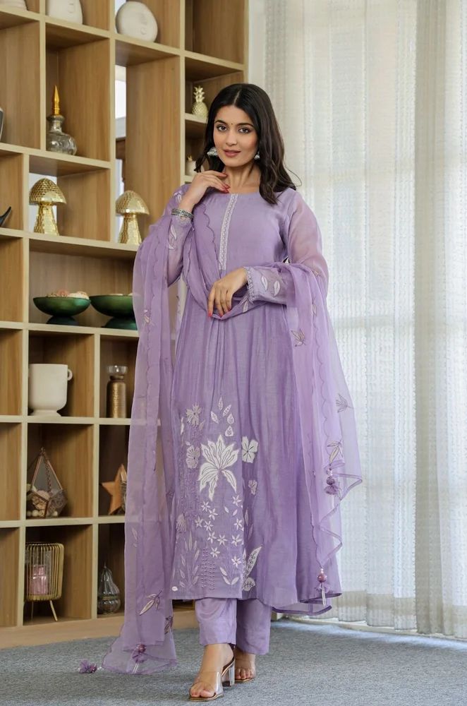 Designer Kurti With Pant And Dupatta