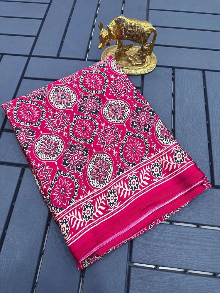 SS7100 Gaji Ajarkh 1New Luxury Gaji Silk Saree Below 1000