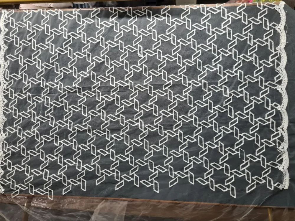 Net Embroidery Dupatta