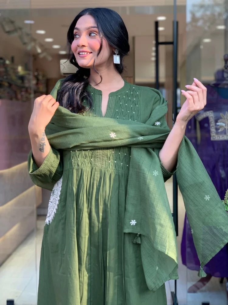 Ladies Cotton Suit