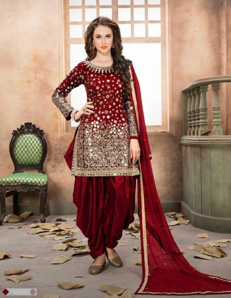 Mirror Patiyala Suit