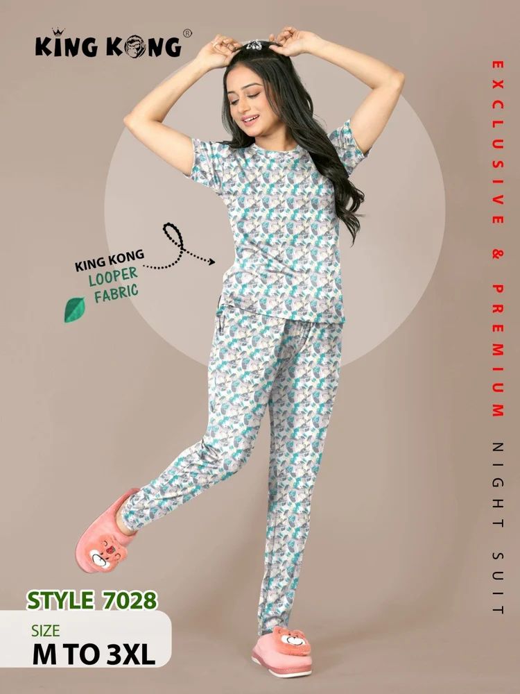 Regular Ladies Looper Night Dress (M to 3XL)