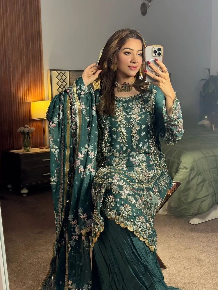 Party Wear Embroidered Suits