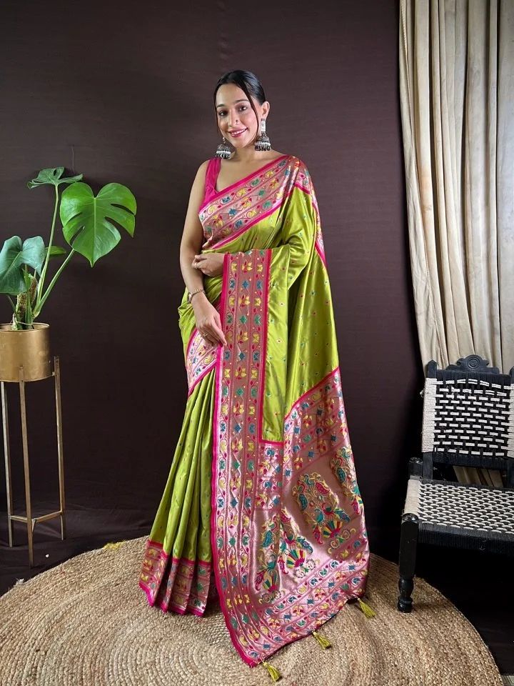 Ladies Paithani Silk Saree