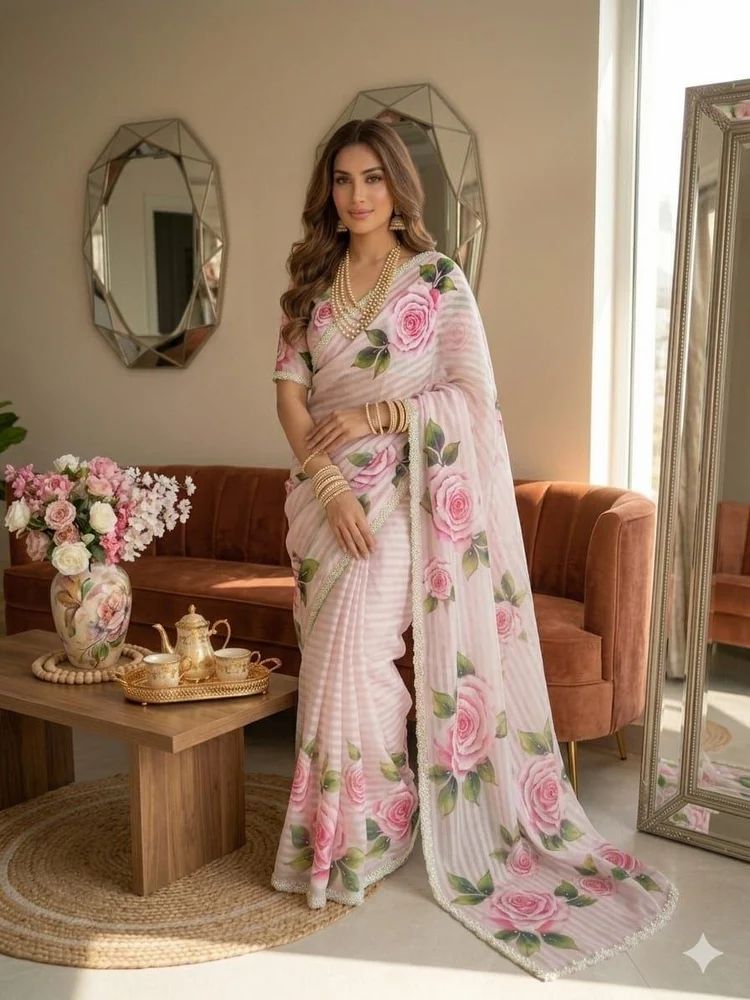 Fancy Organza Saree