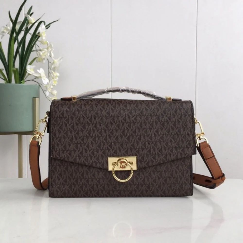 MICHAEL_KORS SIDE BAG WITH DUST BAG PREMIUM QUALITY DONT COMPARE WITH MARKET QUALITY (COFFEE COFFEE)