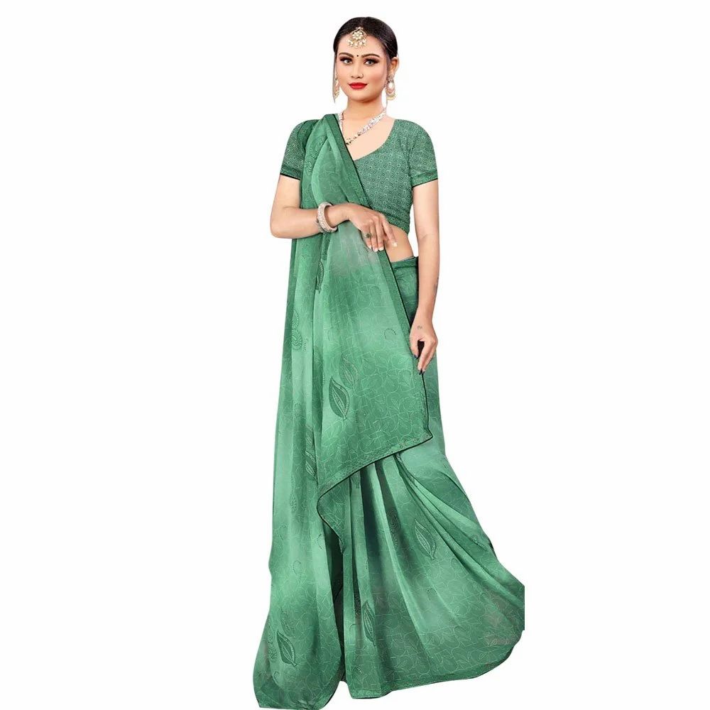 Designer Printed Georgette Saree
