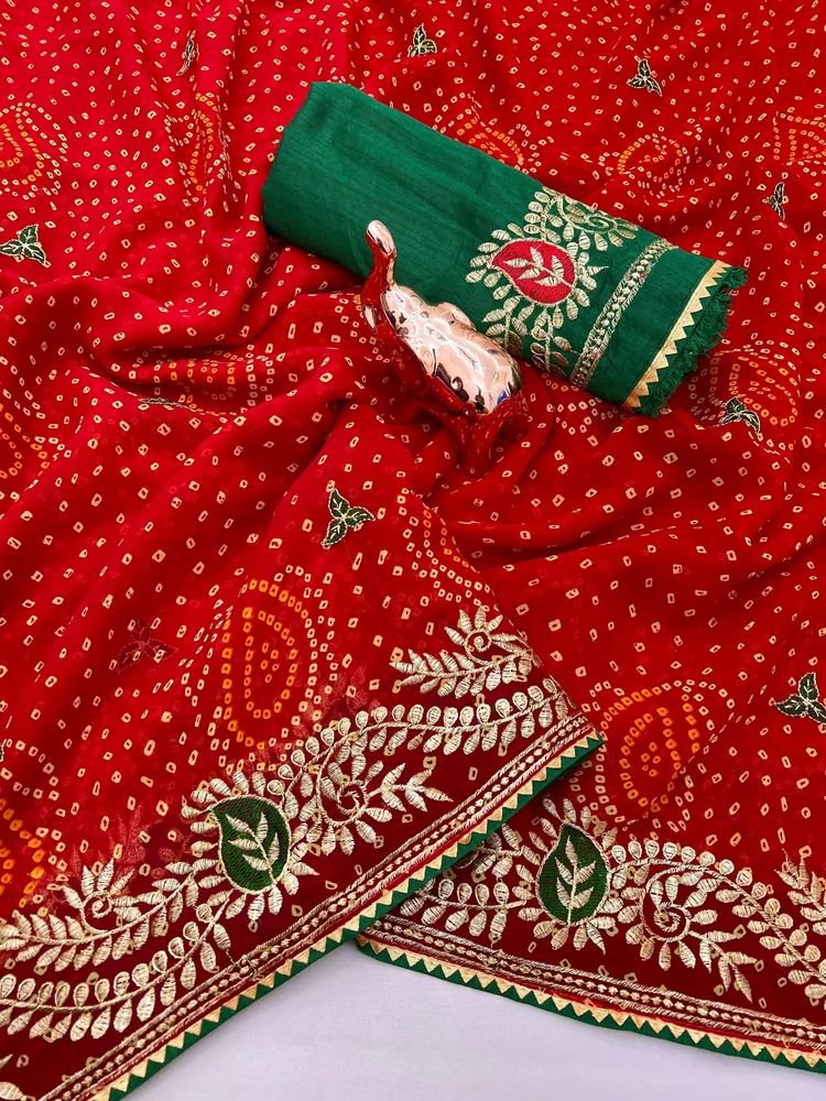 Ajrakh Printed Sarees