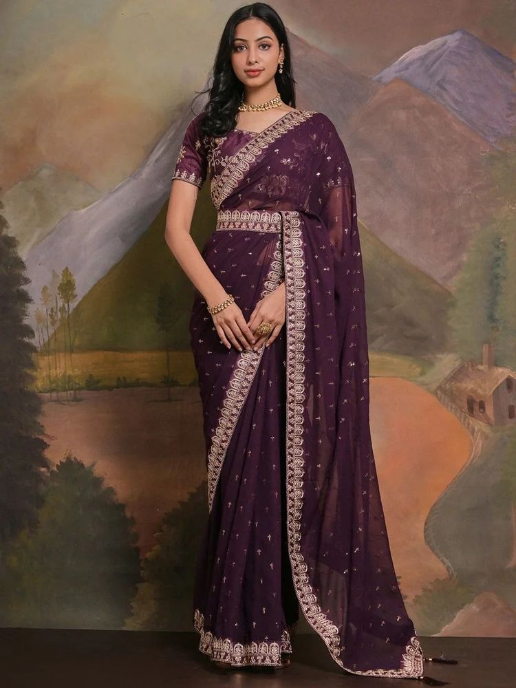 Pink Ridhhi Sidhhi - New Saree, Party wear