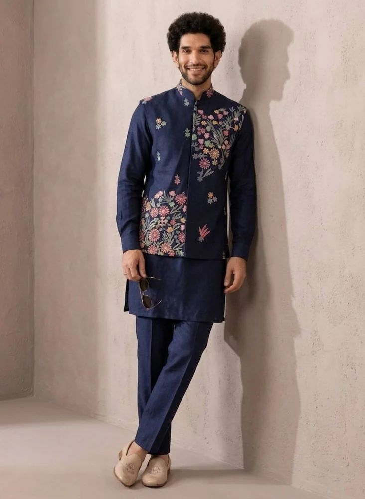 Manufacturer - trendy culture's mens's kurta pant and nehru jacket
