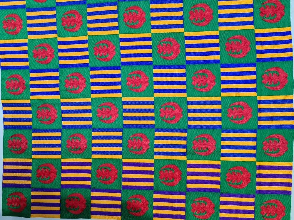 African Embroidery Fabric