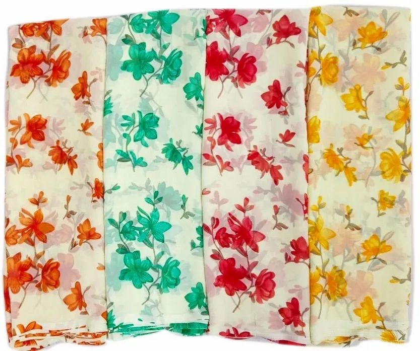 Chiffon Floral Printed Saree