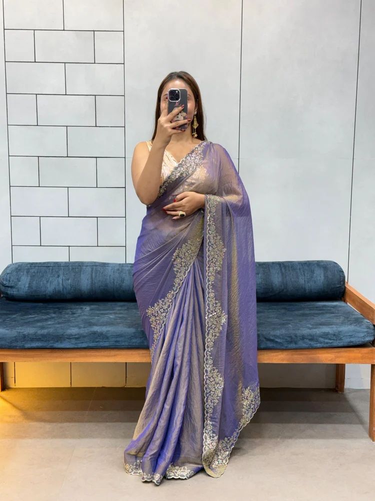 Moss Silk Saree