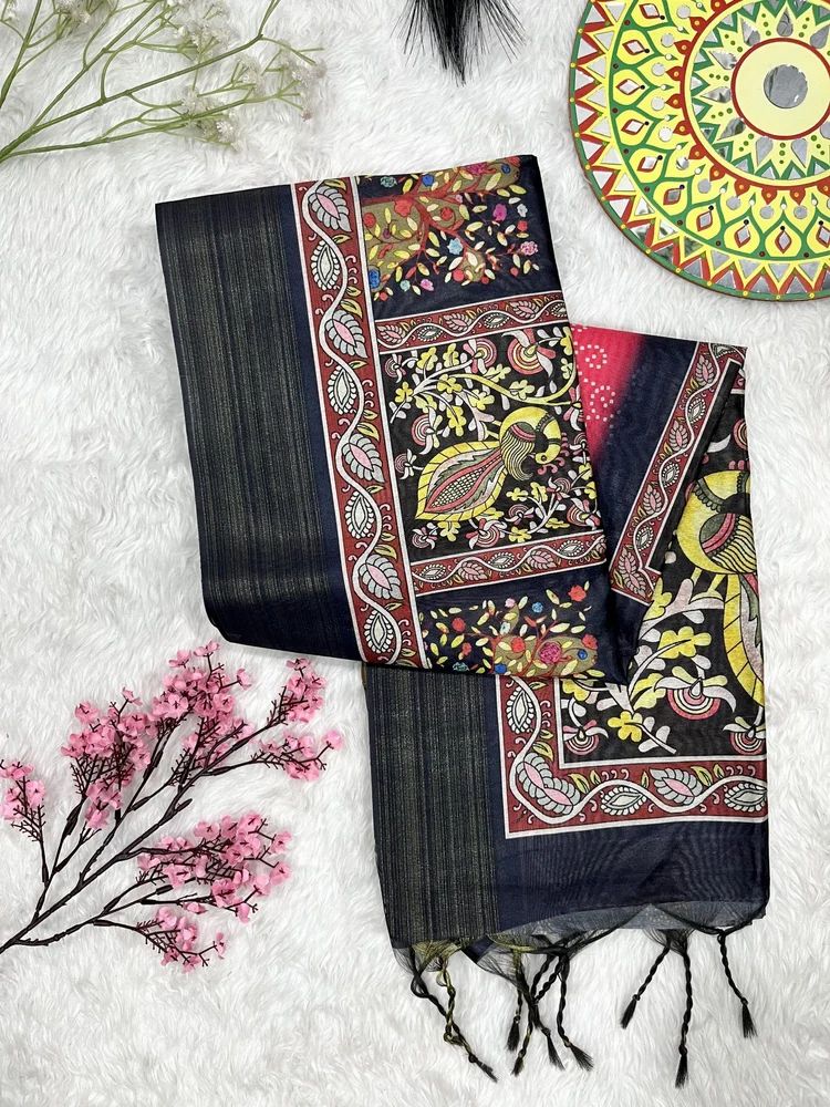 Ladies Printed Bandhani Saree