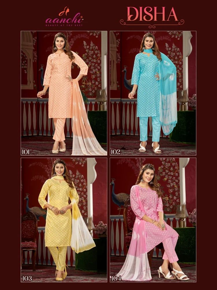 Ladies Rayon Kurti With Pant