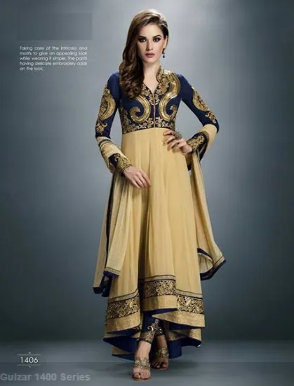 Faux Georgette Top D No 1406