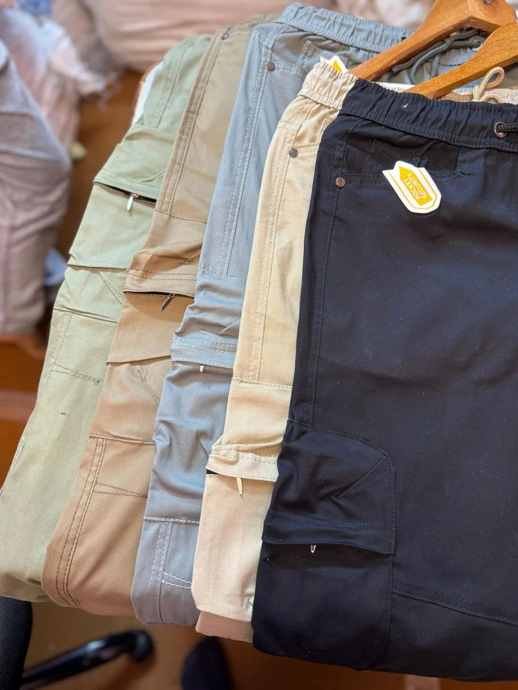 6 Pocket Cargo Pants, Cotton
