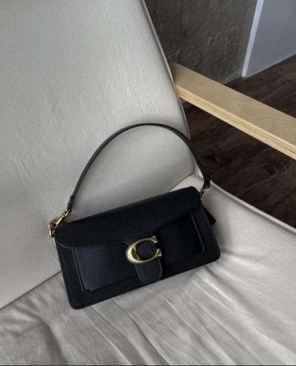 Coa_ch tabby 26 all black with original box & 2 belt