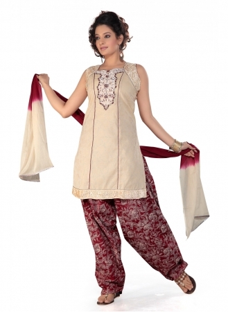 Cotton Patiala Suit