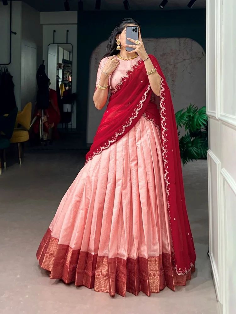 South Indian Style Lehenga