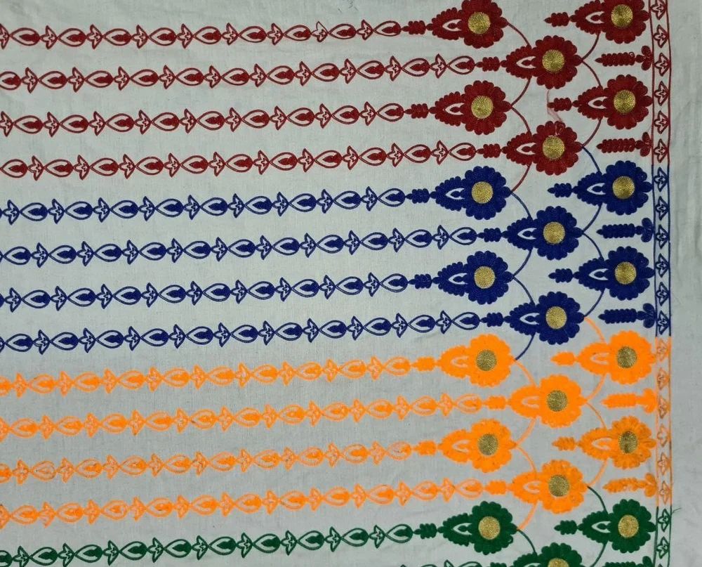 Cotton flex embroidery fabric