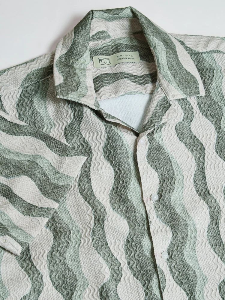 Green Shirt For Man