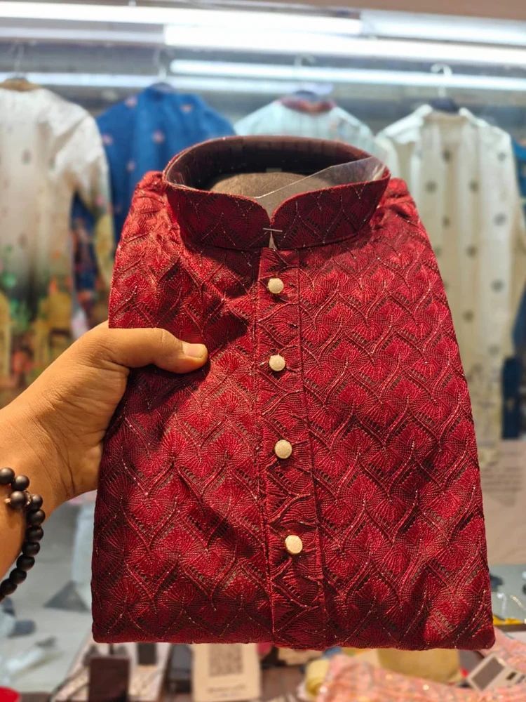 CHINA FABRIC KURTA WITH LINNING