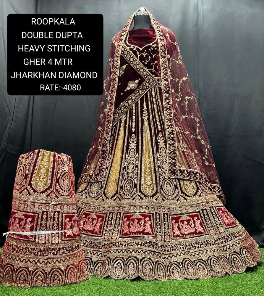 Roopkala Embroidered Bridal Lehengas