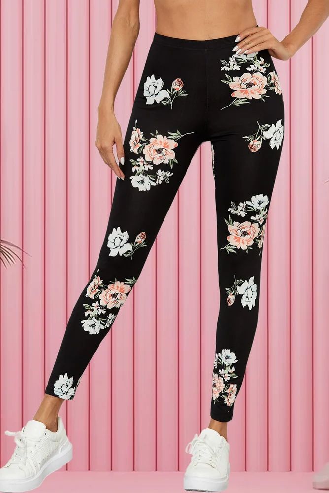 Ladies Multicolored Printed Leggings