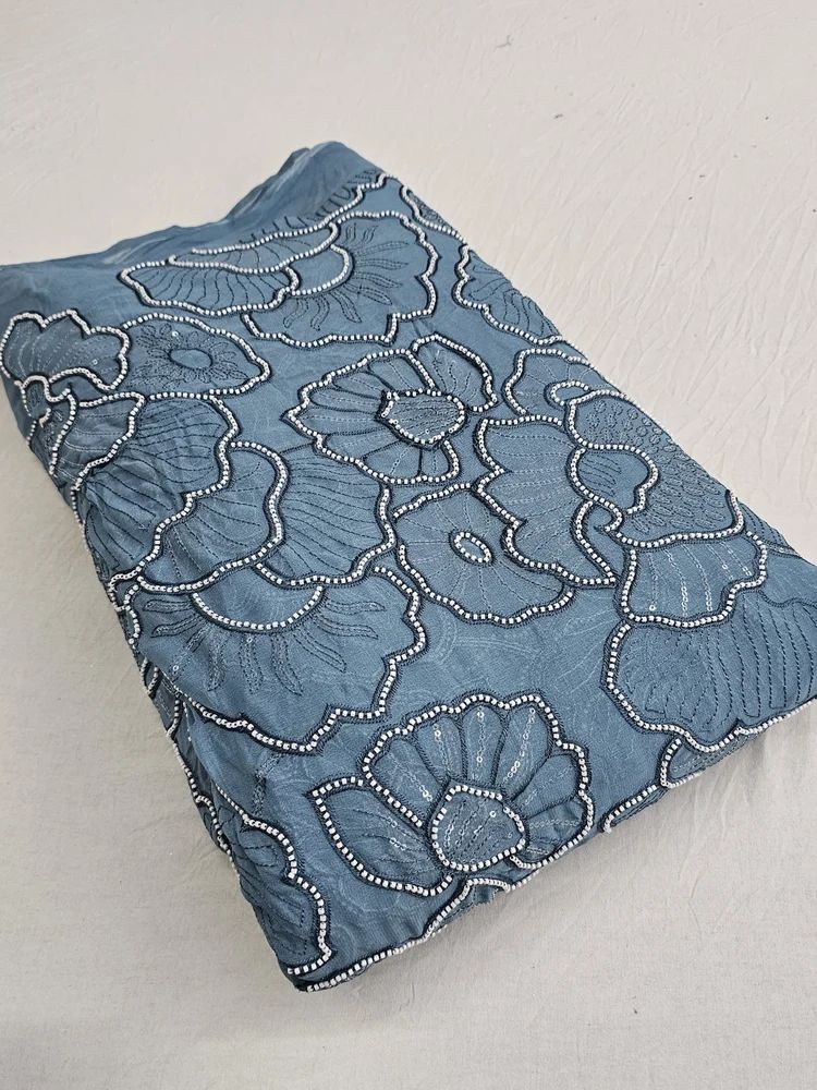 Fancy Beaded Embroidery Fabrics